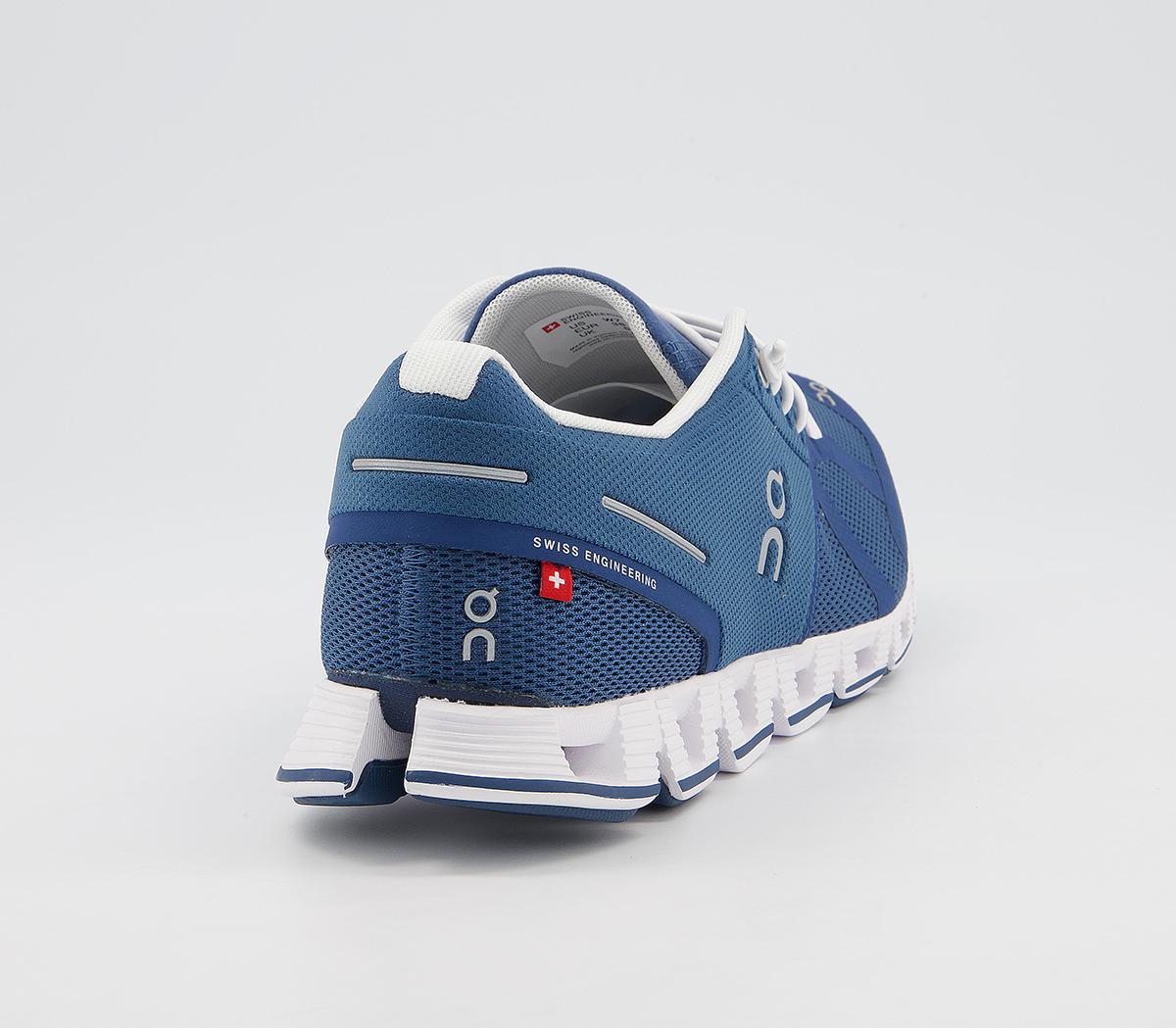 On Running Cloud Trainers On Running Cloud Trainers Denim White F