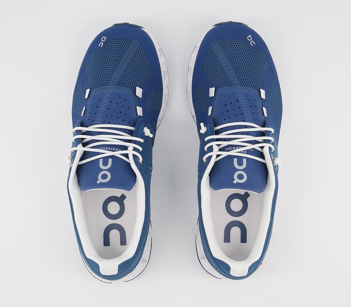 On Running Cloud Trainers On Running Cloud Trainers Denim White F