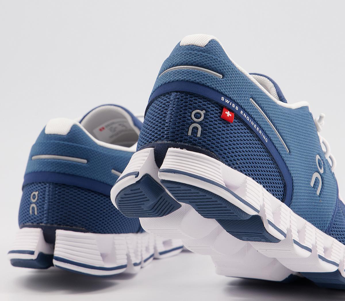 On Running Cloud Trainers On Running Cloud Trainers Denim White F