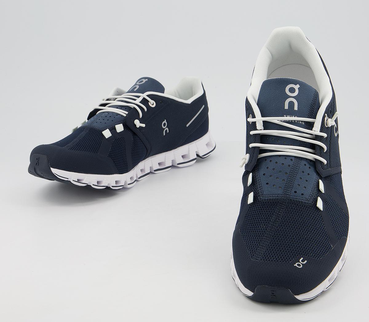 On Running Cloud Trainers On Running Cloud Trainers Navy White