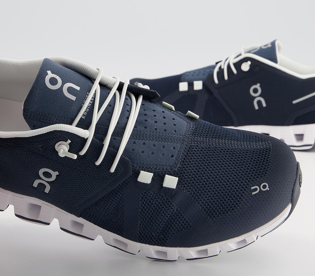 On Running Cloud Trainers On Running Cloud Trainers Navy White