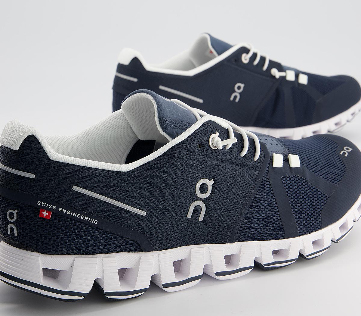 On Running Cloud Trainers On Running Cloud Trainers Navy White