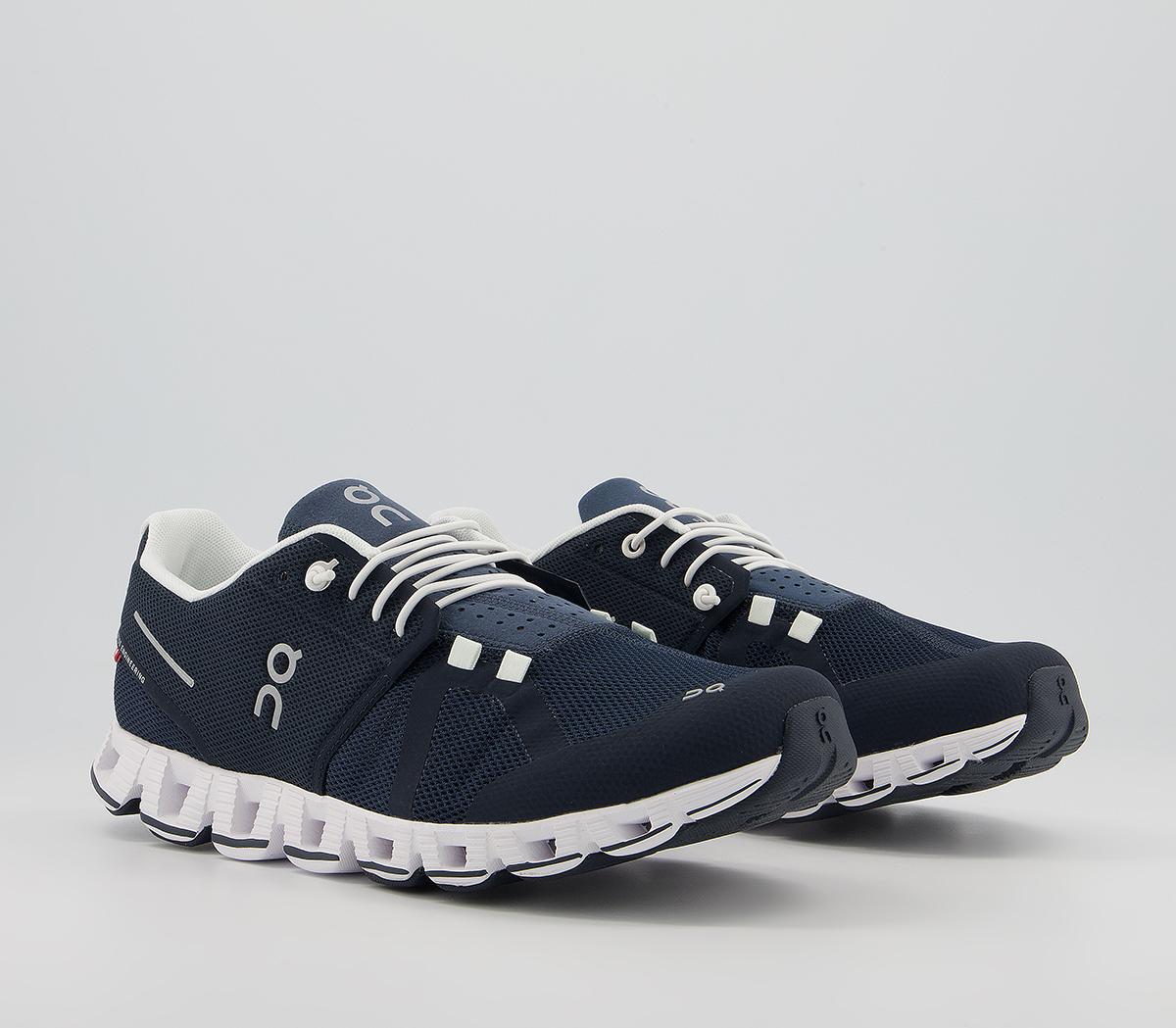 On Running Cloud Trainers On Running Cloud Trainers Navy White