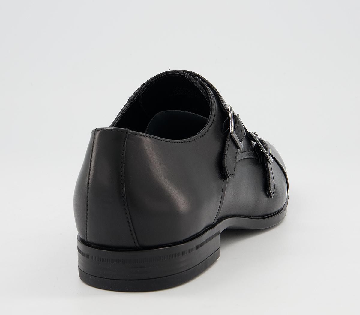 OFFICEMaddison Monk ShoesBlack Leather