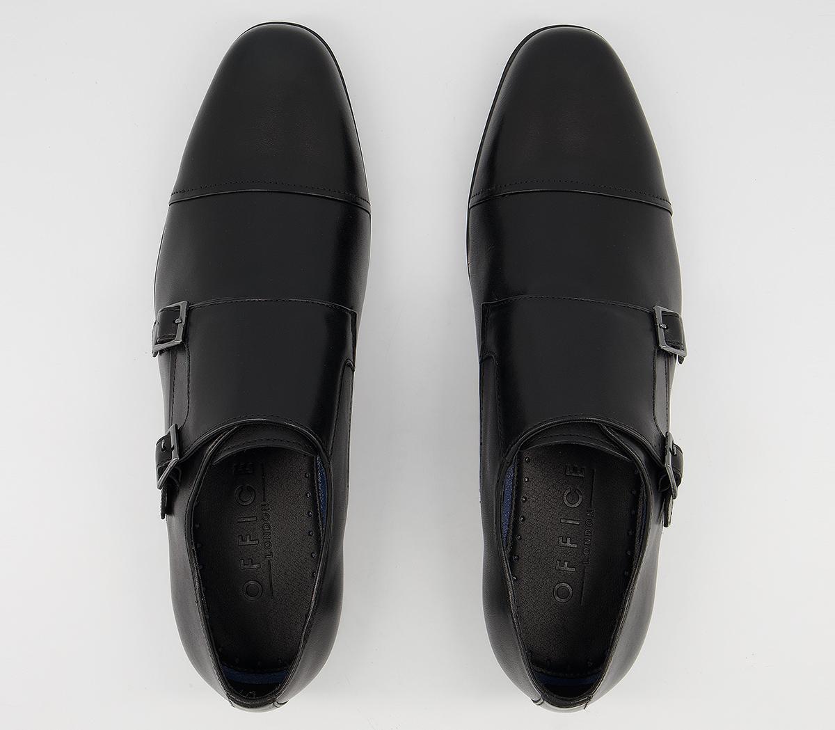 OFFICEMaddison Monk ShoesBlack Leather