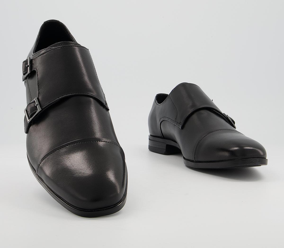 OFFICEMaddison Monk ShoesBlack Leather