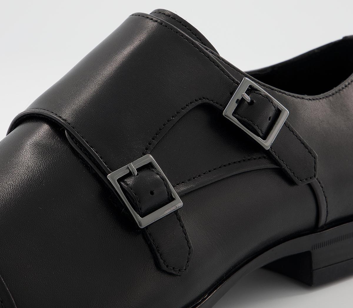 OFFICEMaddison Monk ShoesBlack Leather