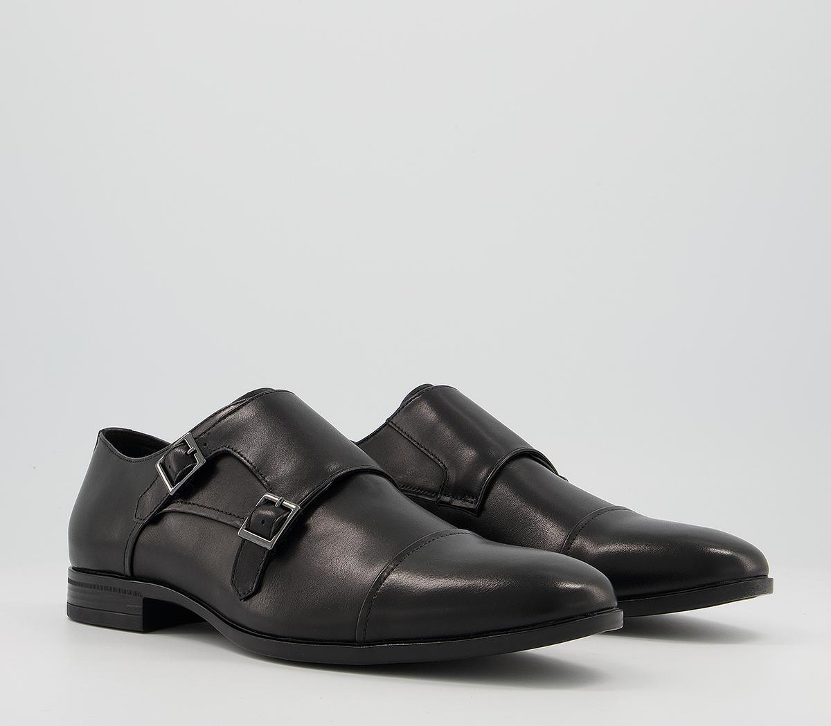 OFFICEMaddison Monk ShoesBlack Leather