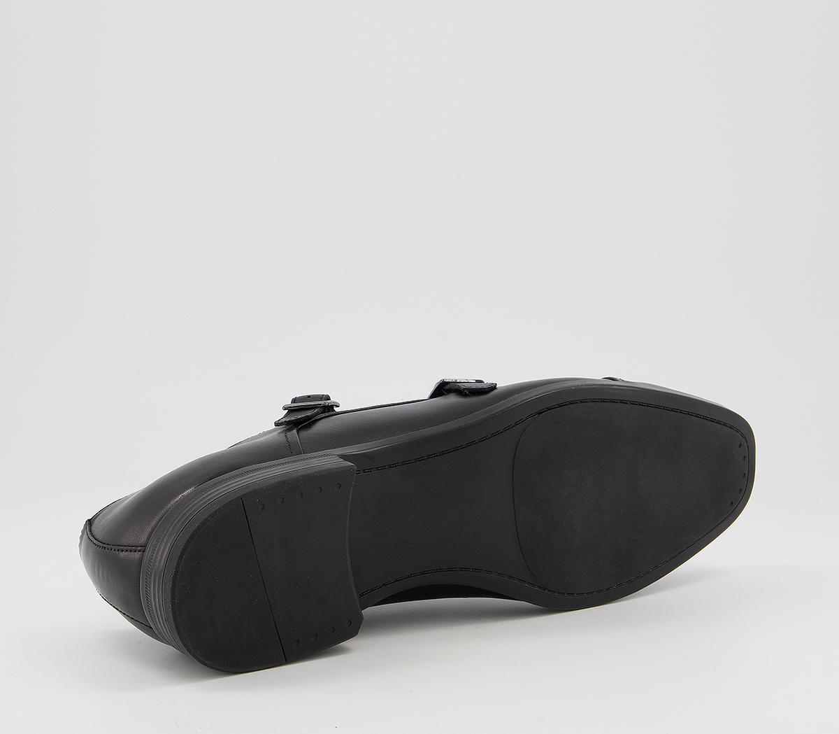 OFFICEMaddison Monk ShoesBlack Leather