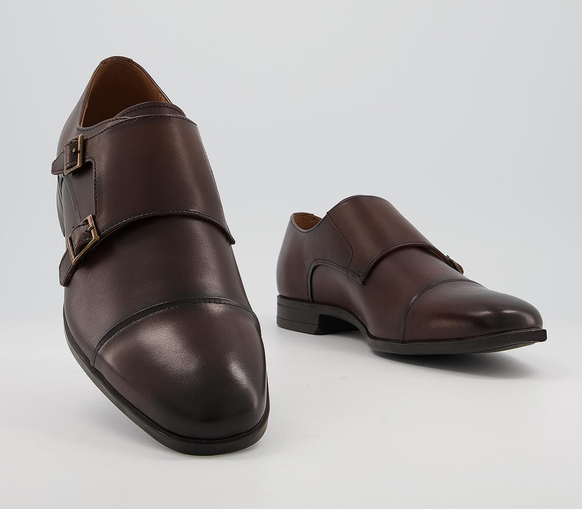 OFFICEMaddison Monk Shoes OFFICEMaddison Monk ShoesBrown Leather