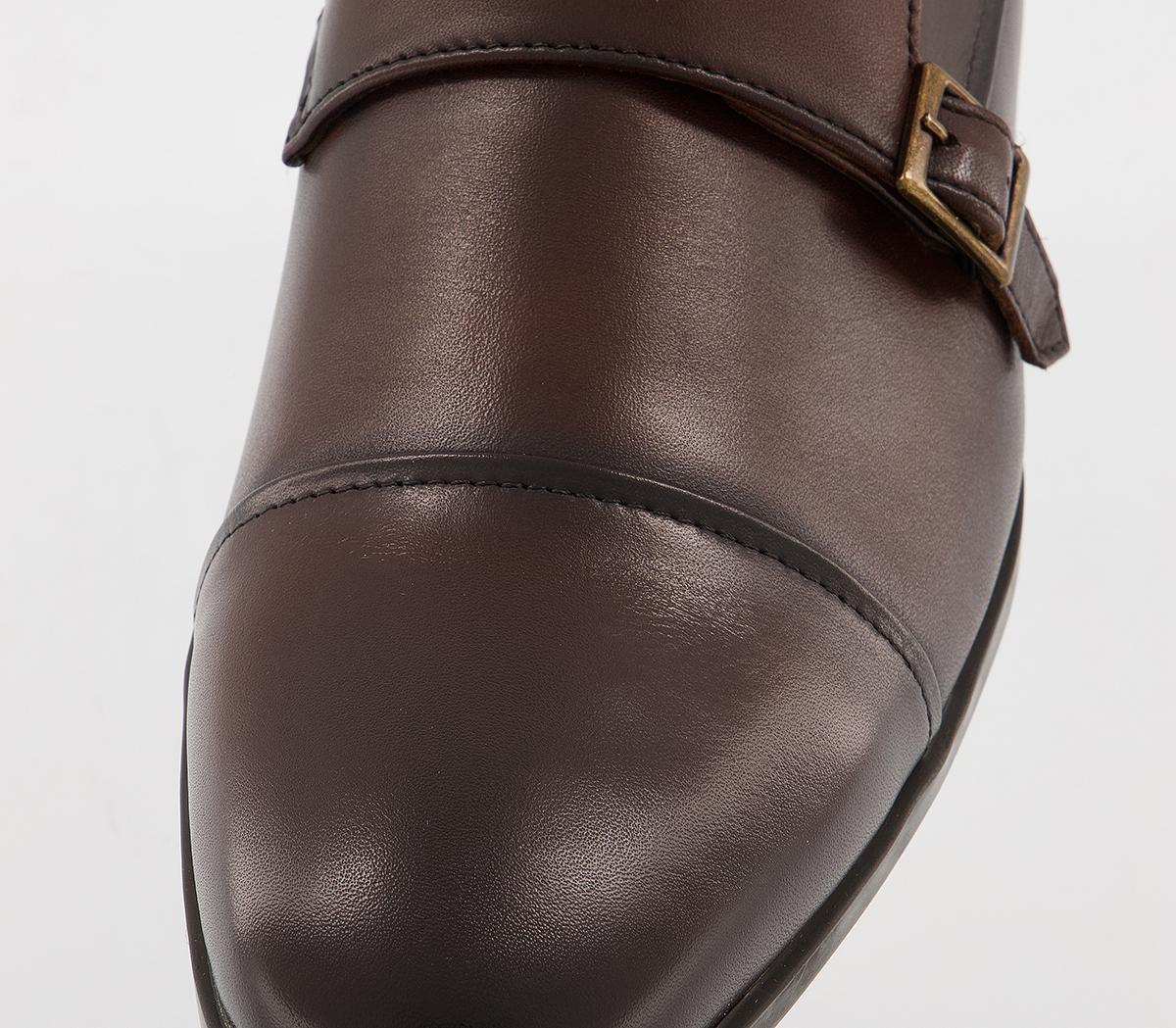 OFFICEMaddison Monk Shoes OFFICEMaddison Monk ShoesBrown Leather