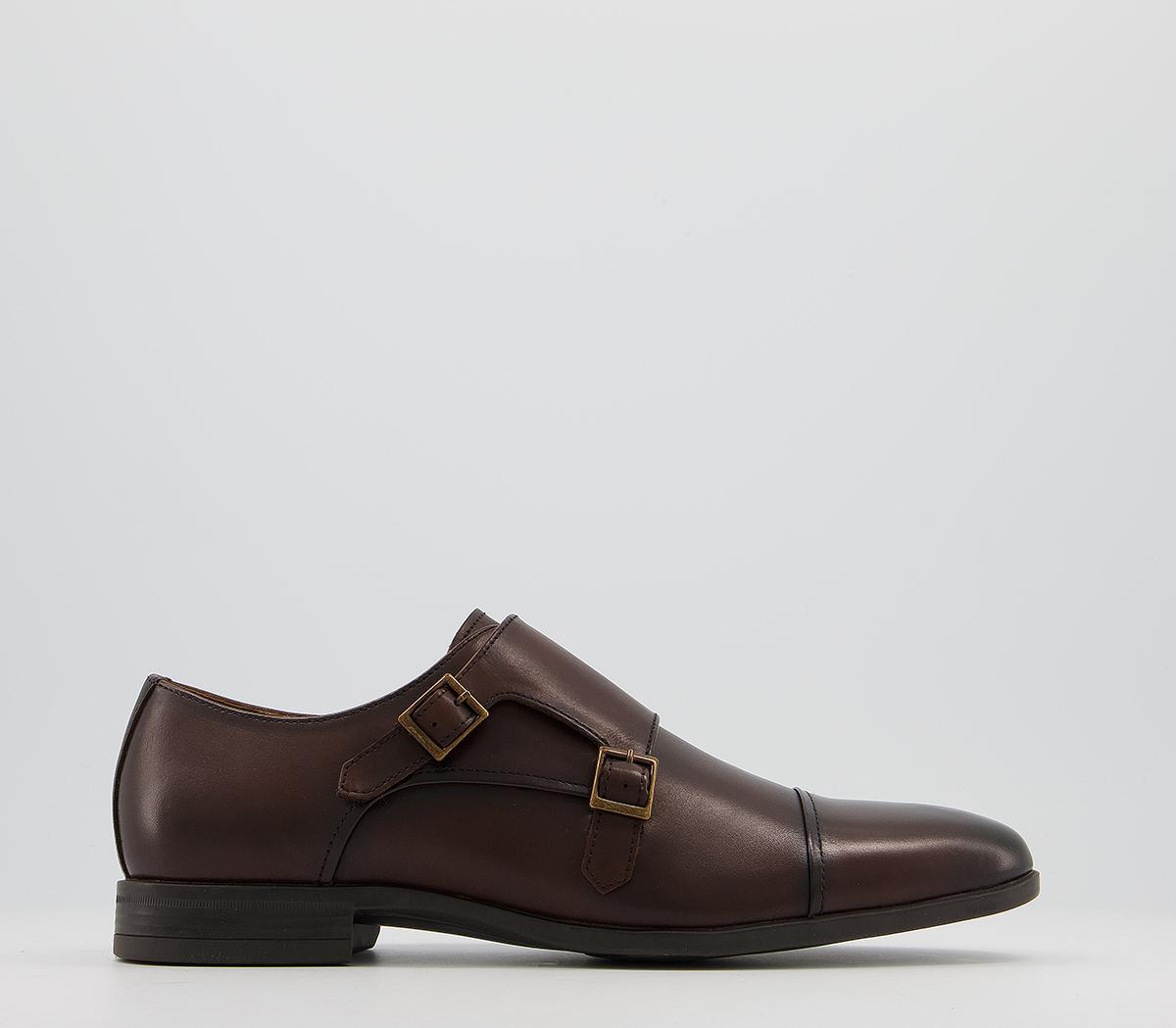 OFFICEMaddison Monk ShoesBrown Leather