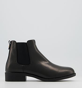 OFFICE Ariana Casual Chelsea Ankle Boots Black