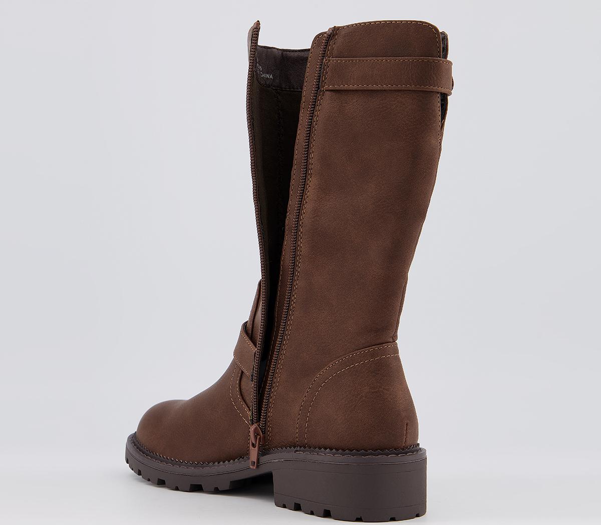 Office Kara Calf Boots Office Kara Calf Boots Brown