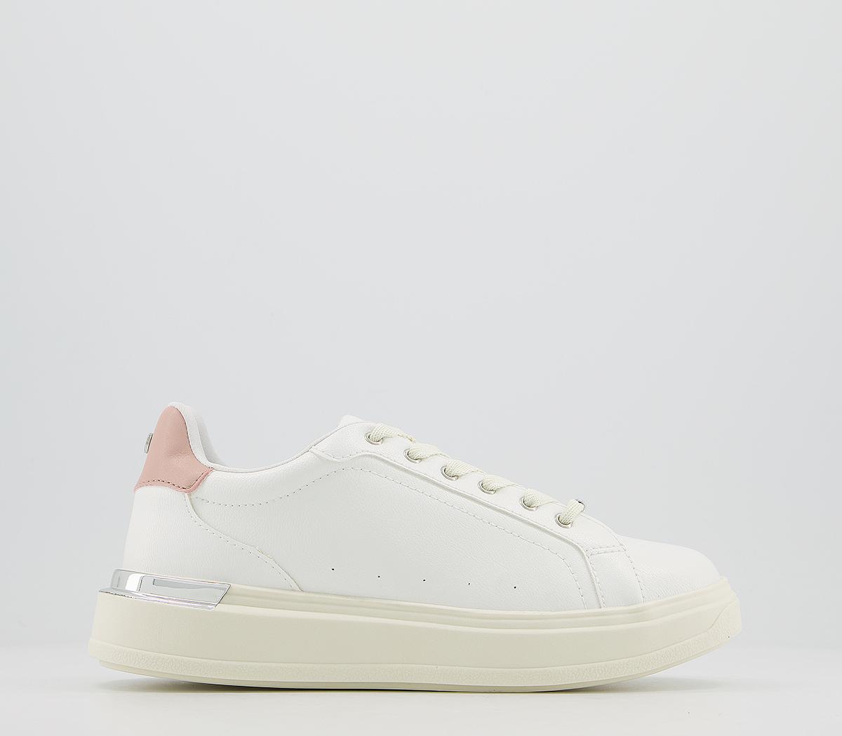 OFFICEFuse Lace Up TrainersOff White Nude Mix
