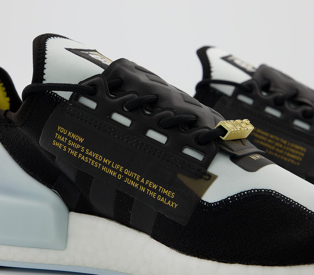 adidasNmd R1.v2Star Wars Sky Tint Core Black Gold Metallic