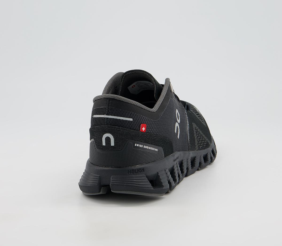 On Running Cloud X Trainers On Running Cloud X Trainers Black