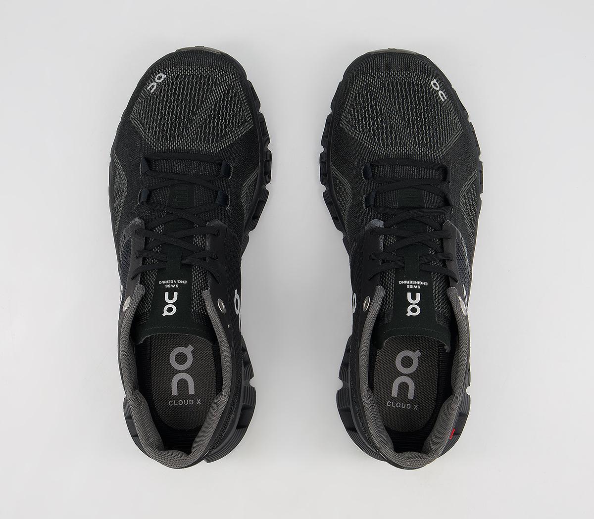 On Running Cloud X Trainers On Running Cloud X Trainers Black
