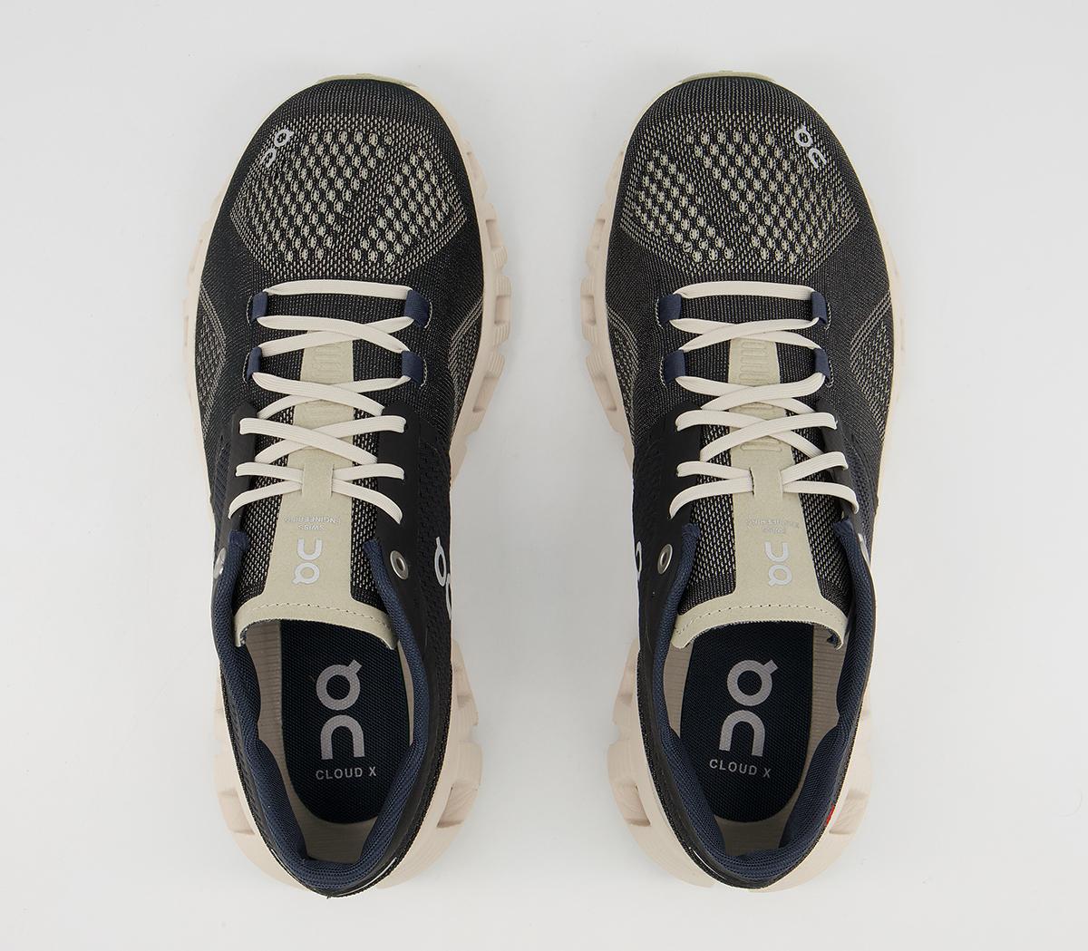On Running Cloud X Trainers On Running Cloud X Trainers Black Pearl F