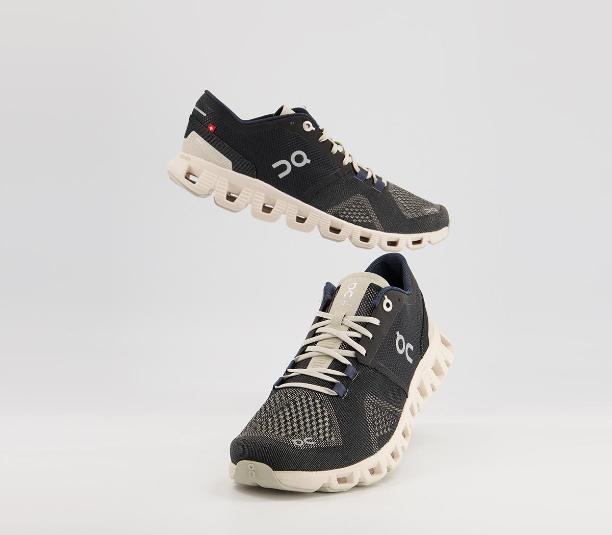 On Running Cloud X Trainers Black Pearl F - Women's Trainers