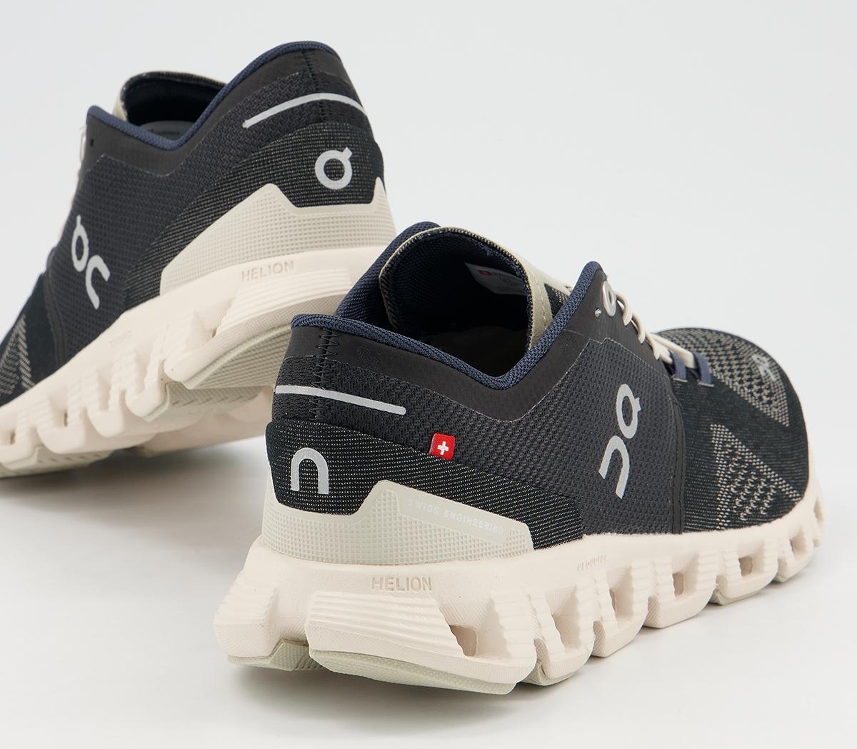 On Running Cloud X Trainers On Running Cloud X Trainers Black Pearl F