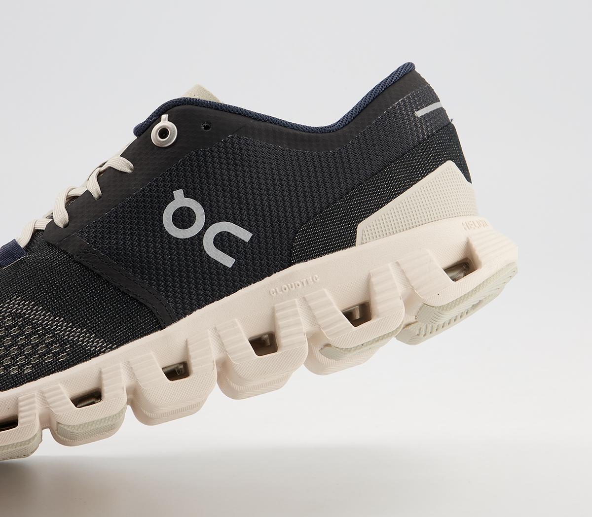 On Running Cloud X Trainers On Running Cloud X Trainers Black Pearl F
