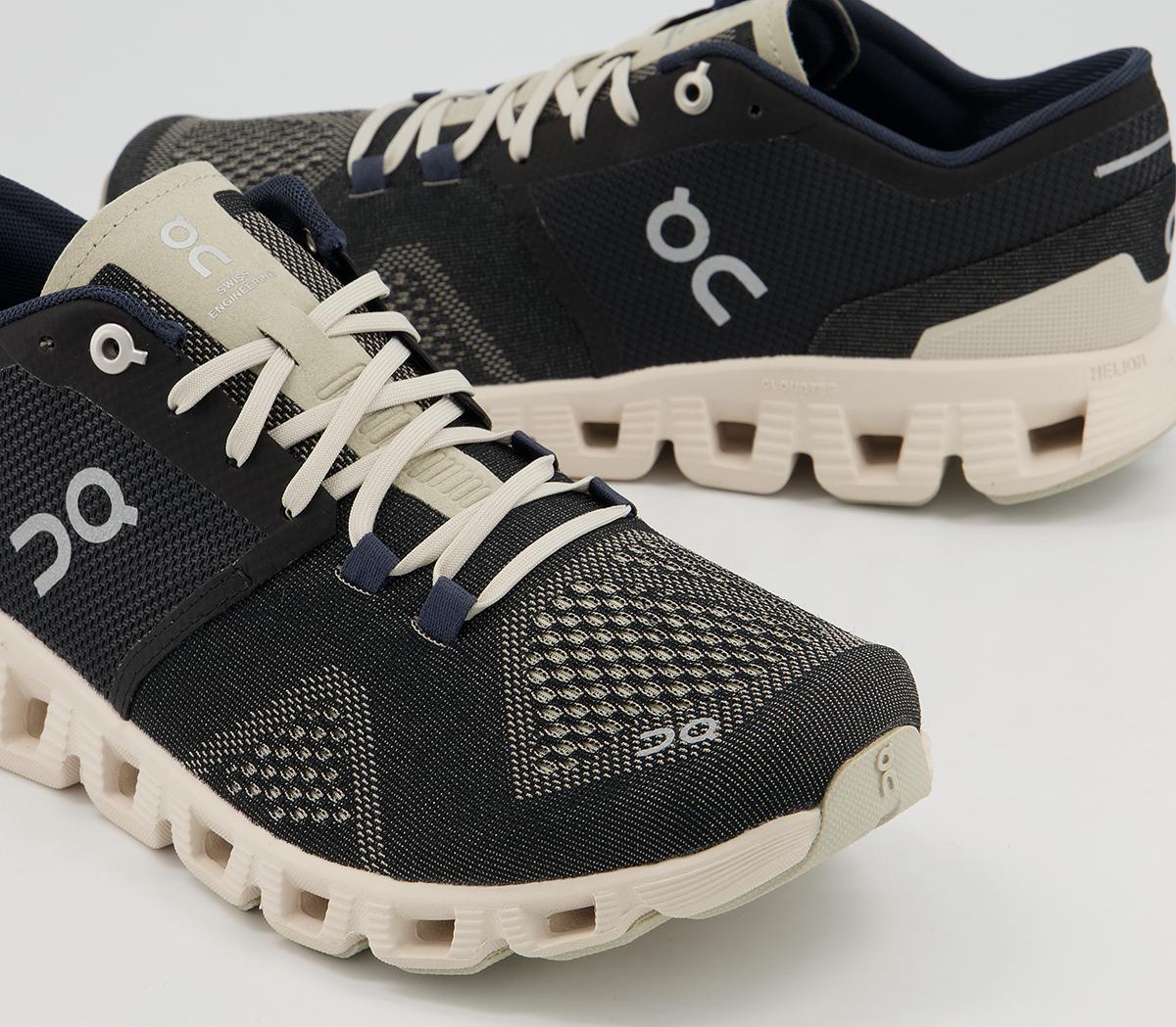 On Running Cloud X Trainers On Running Cloud X Trainers Black Pearl F