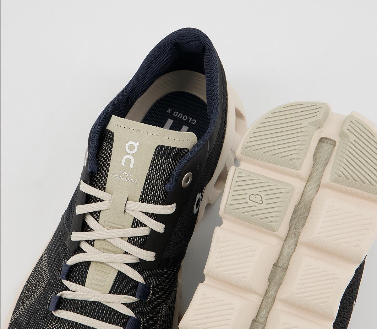On Running Cloud X Trainers On Running Cloud X Trainers Black Pearl F