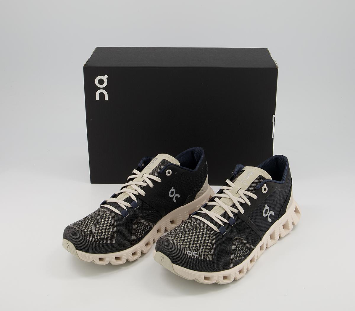 On Running Cloud X Trainers On Running Cloud X Trainers Black Pearl F