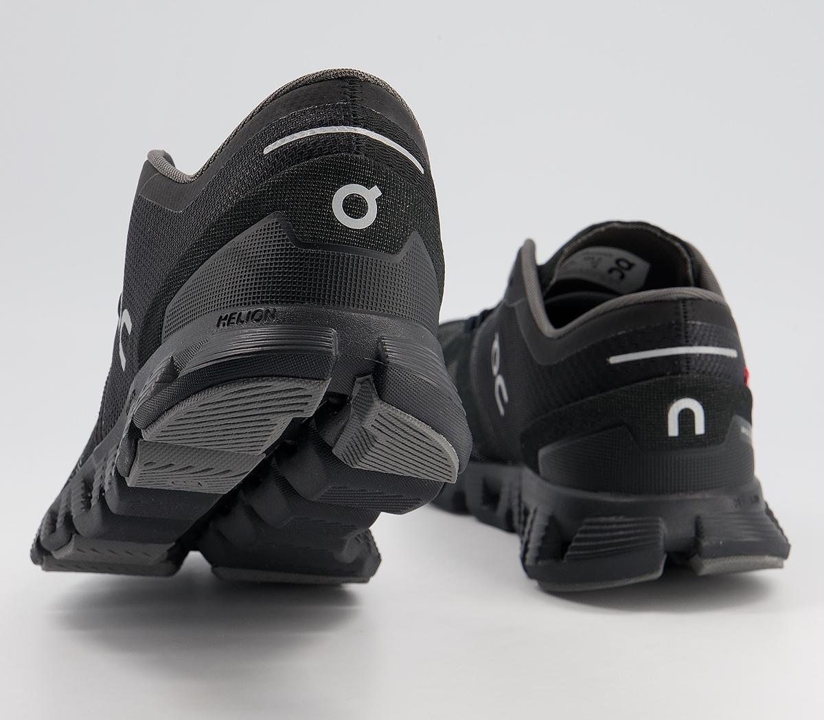 On Running Cloud X Trainers On Running Cloud X Trainers Black Asphalt