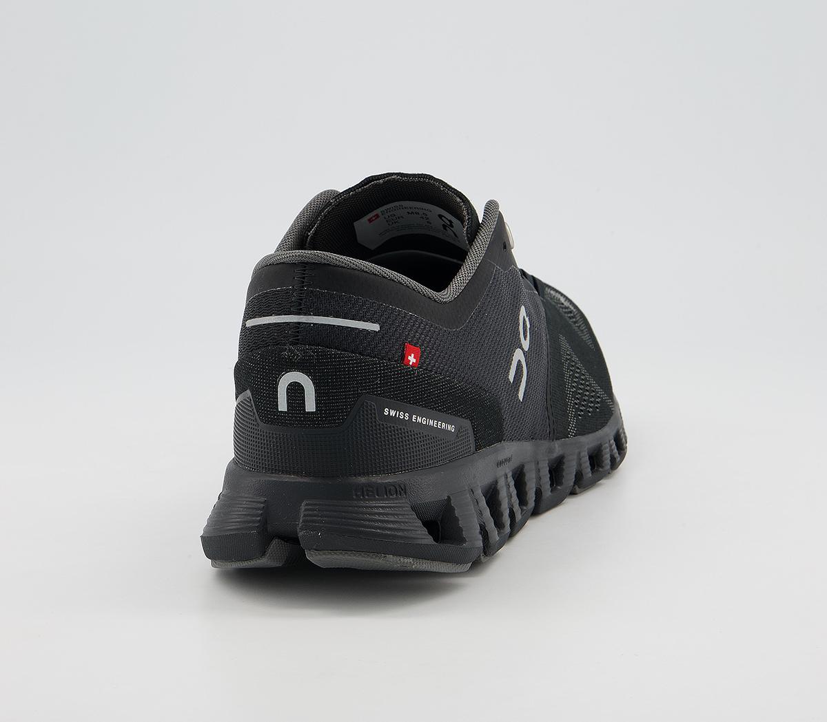 On Running Cloud X Trainers On Running Cloud X Trainers Black Asphalt F