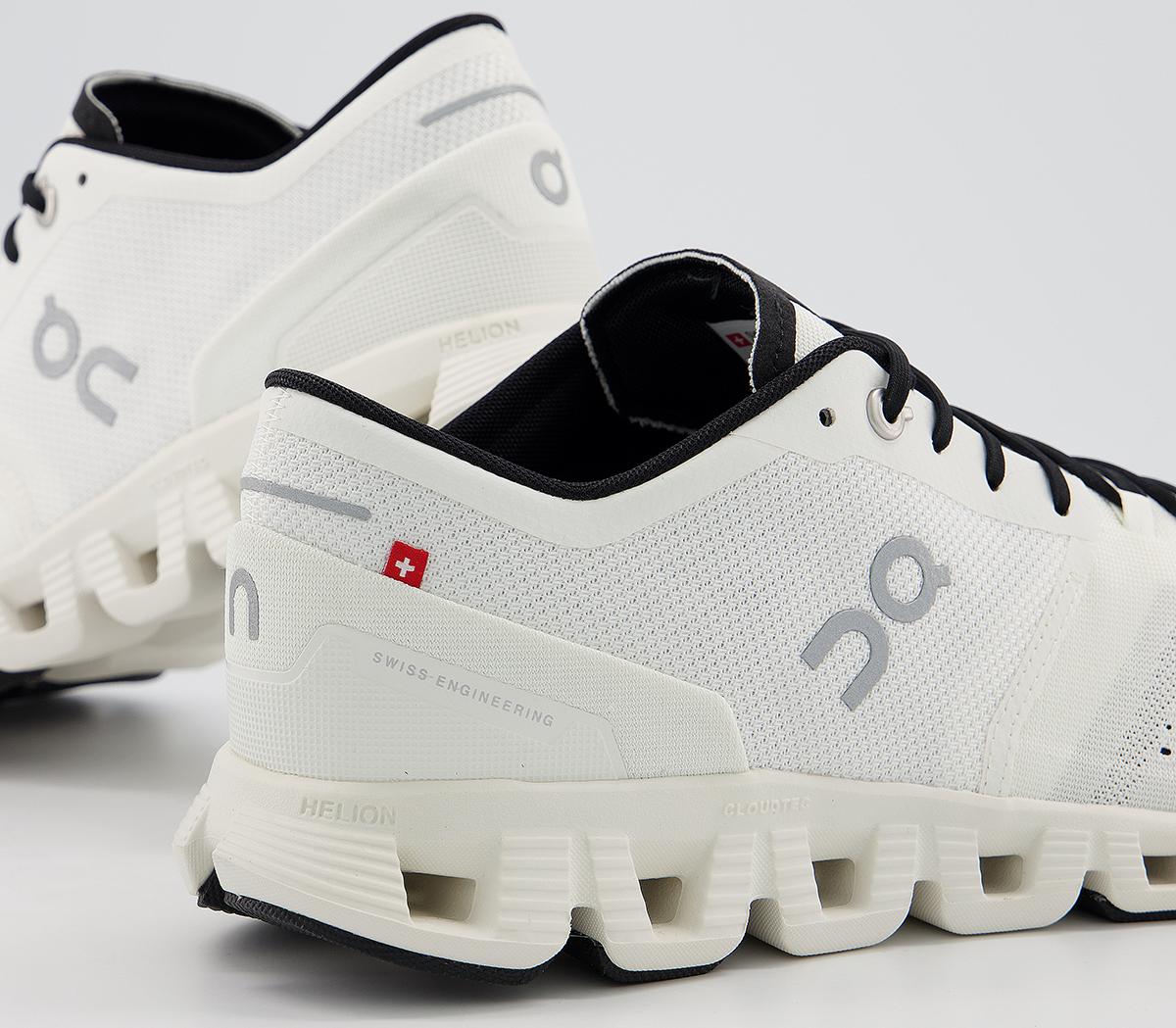 On Running Cloud X Trainers On Running Cloud X Trainers White Black