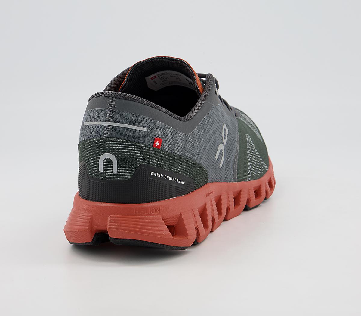 On Running Cloud X Trainers On Running Cloud X Trainers Rust Rock
