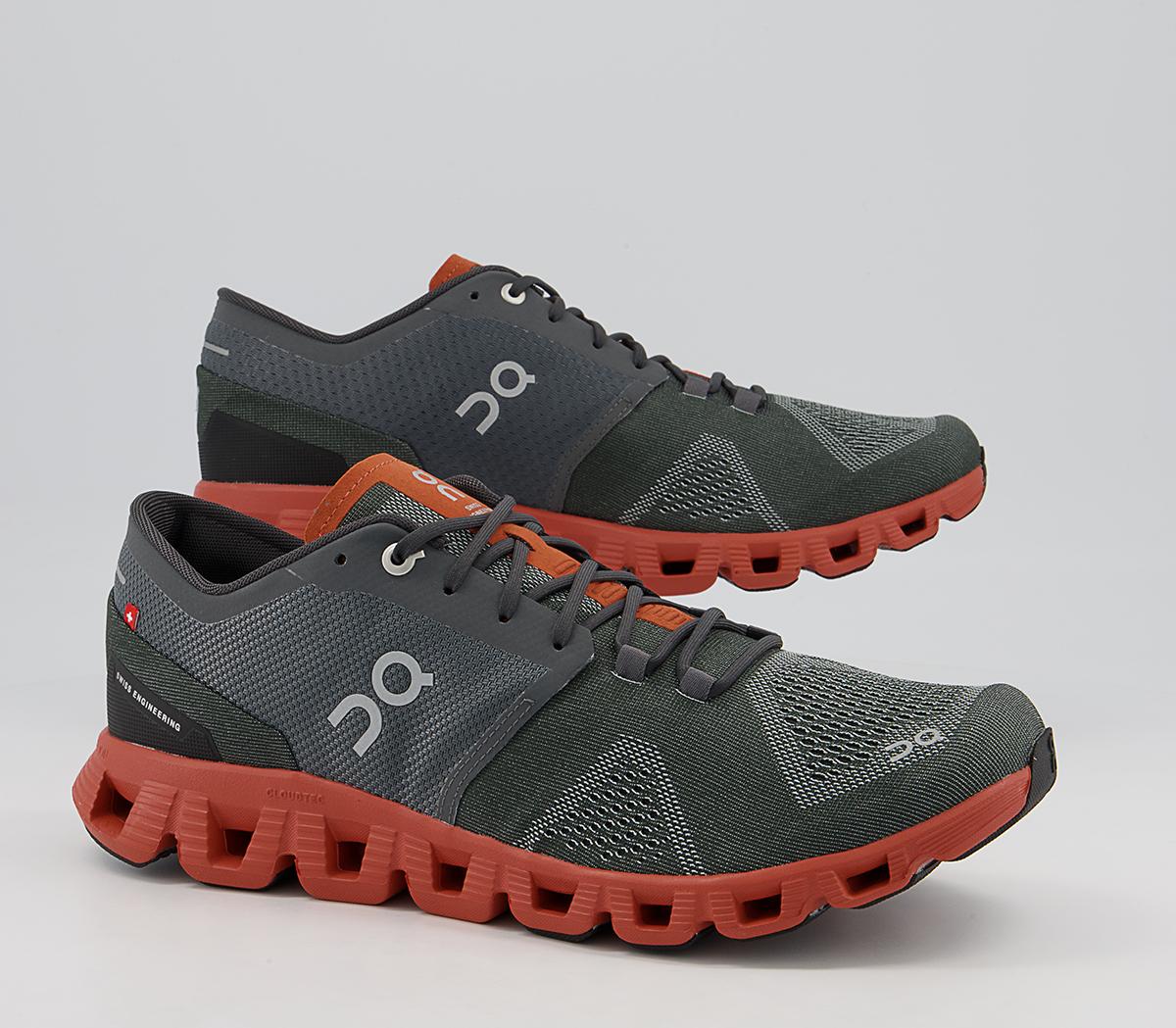 On Running Cloud X Trainers On Running Cloud X Trainers Rust Rock