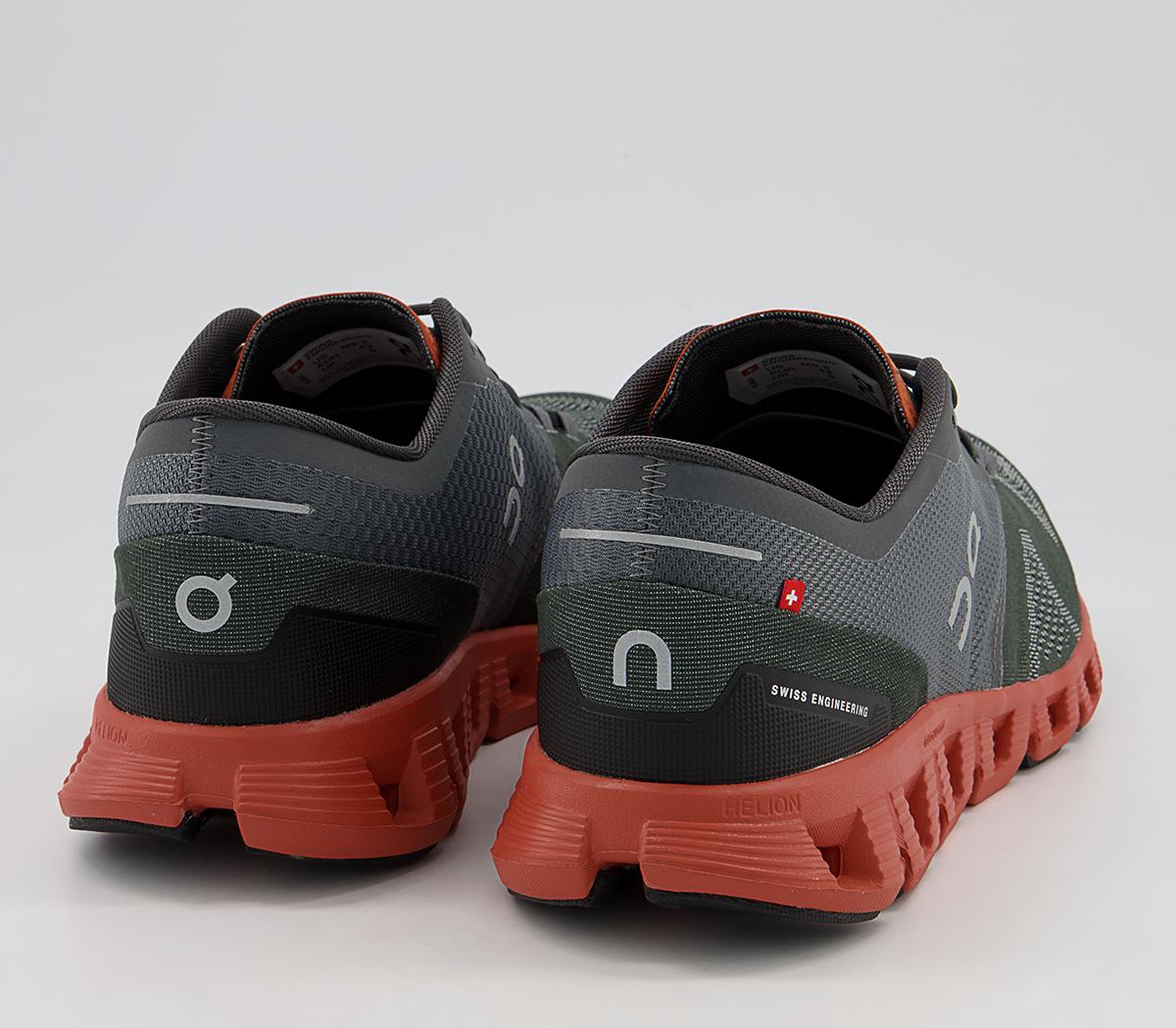 On Running Cloud X Trainers On Running Cloud X Trainers Rust Rock