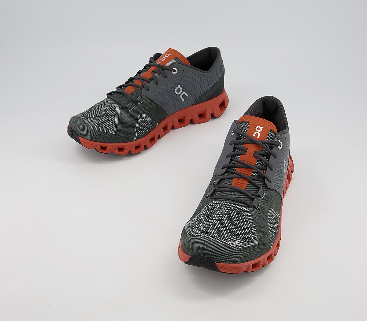 On Running Cloud X Trainers On Running Cloud X Trainers Rust Rock