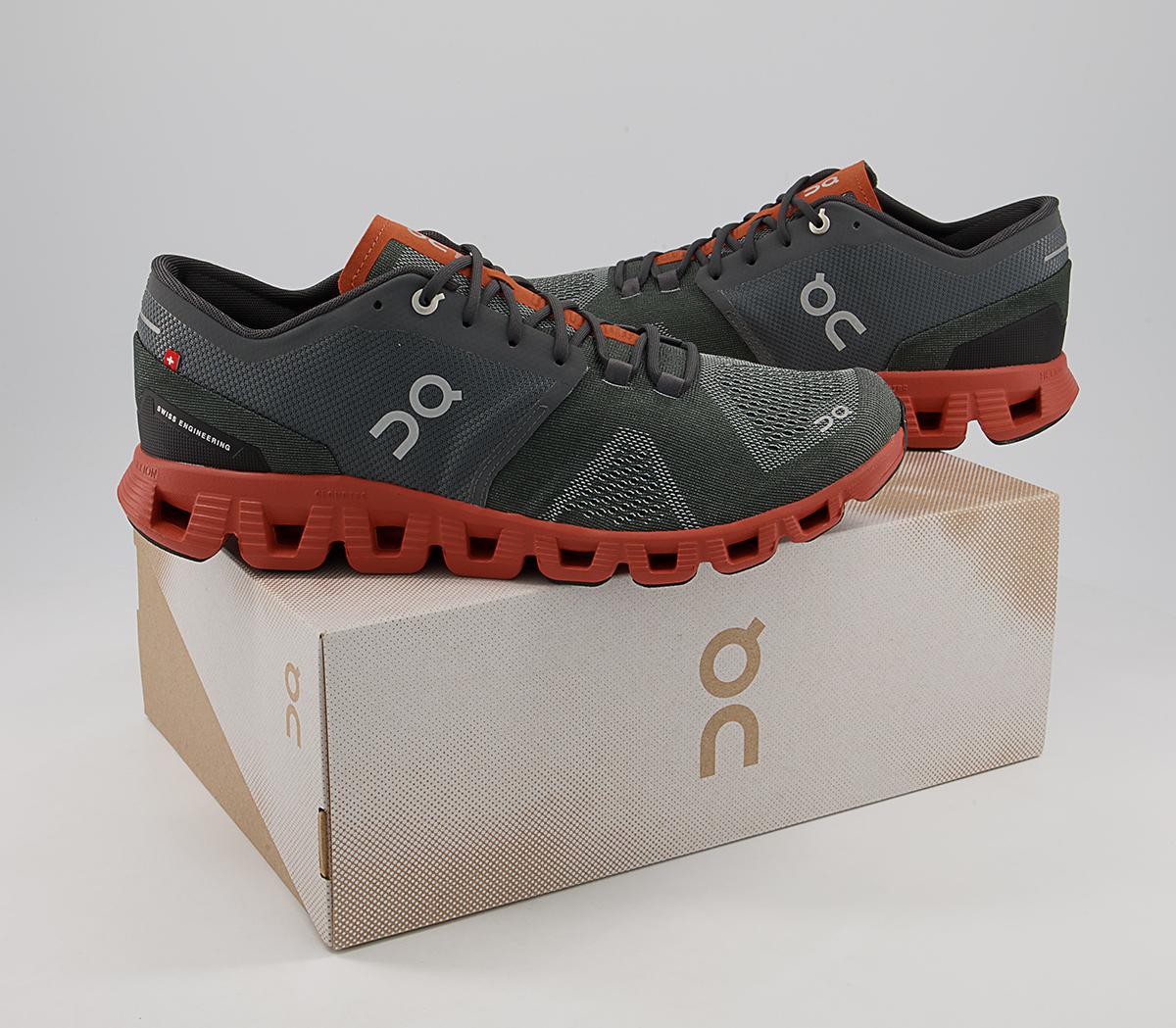 On Running Cloud X Trainers On Running Cloud X Trainers Rust Rock