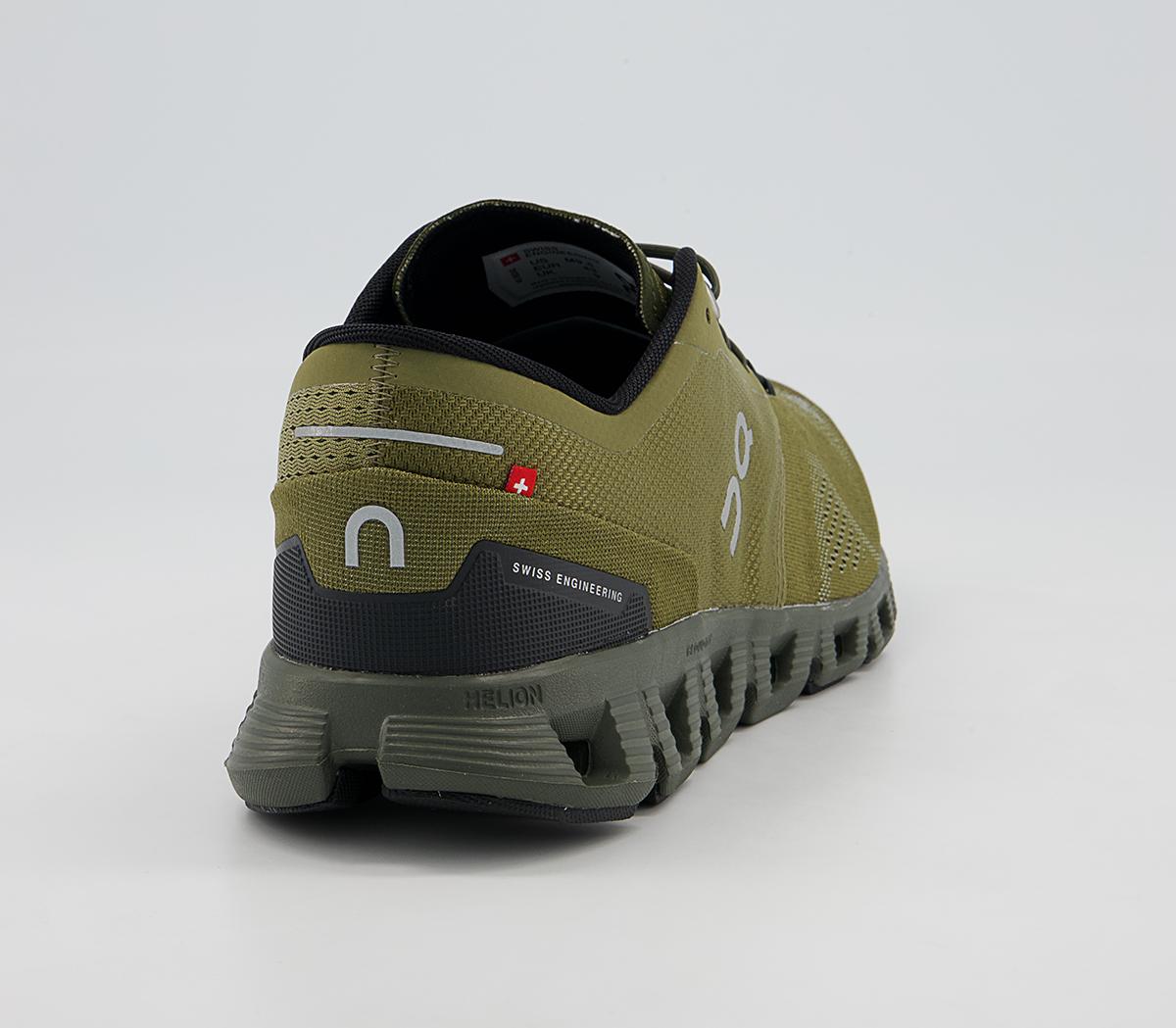 On Running Cloud X Trainers On Running Cloud X Trainers Olive Fir