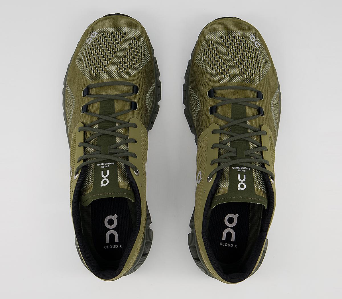 On Running Cloud X Trainers On Running Cloud X Trainers Olive Fir