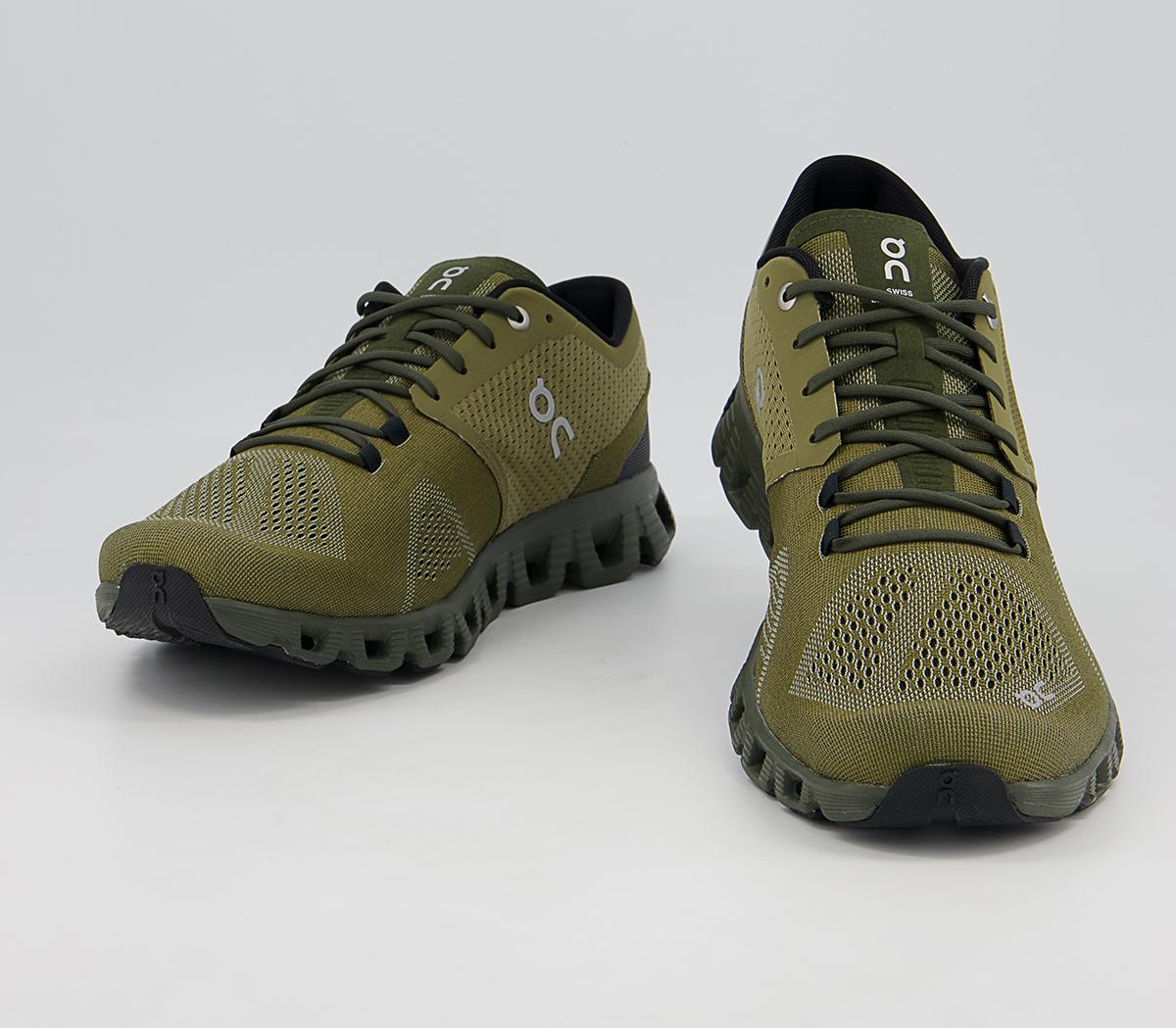 On Running Cloud X Trainers On Running Cloud X Trainers Olive Fir