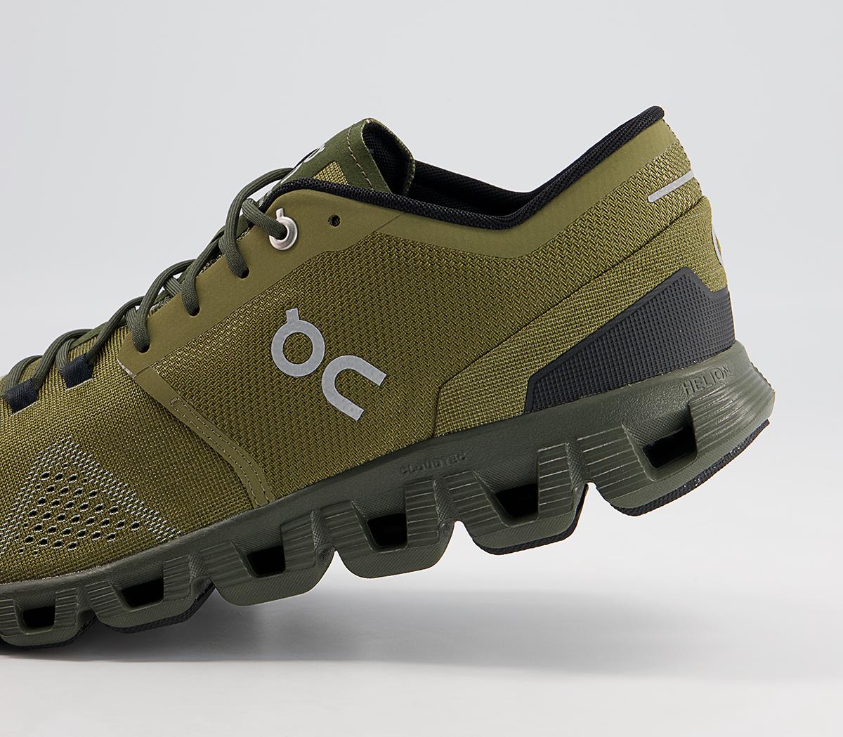 On Running Cloud X Trainers On Running Cloud X Trainers Olive Fir
