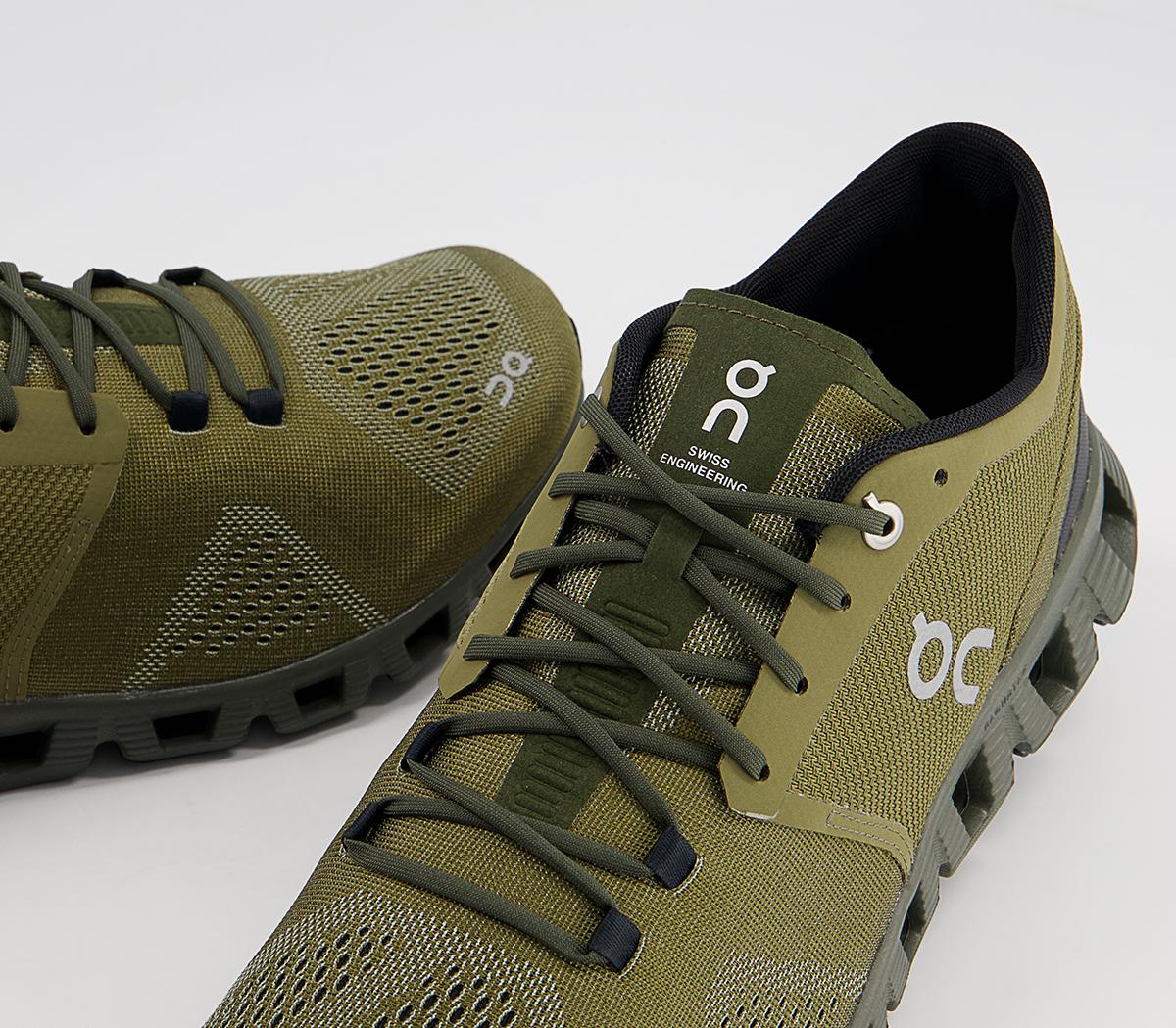 On Running Cloud X Trainers On Running Cloud X Trainers Olive Fir