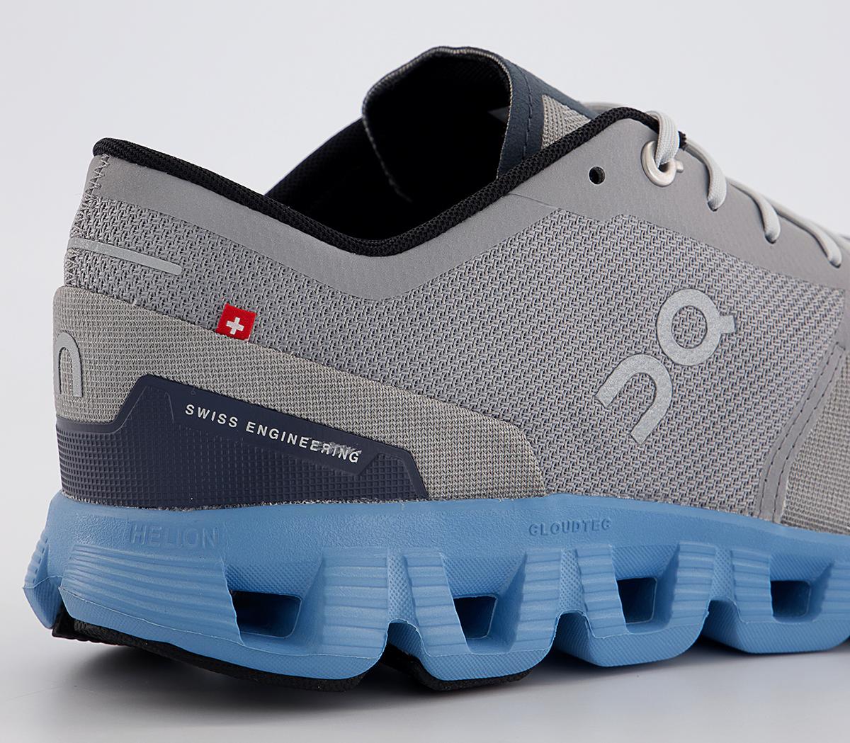 On Running Cloud X Trainers On Running Cloud X Trainers Alloy Niagara