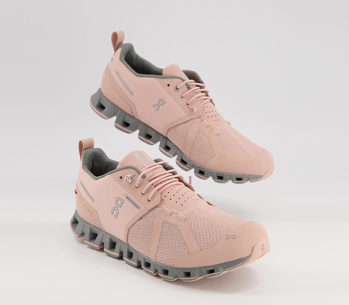 On Running Cloud Waterproof Trainers On Running Cloud Waterproof Trainers Rose Lunar F