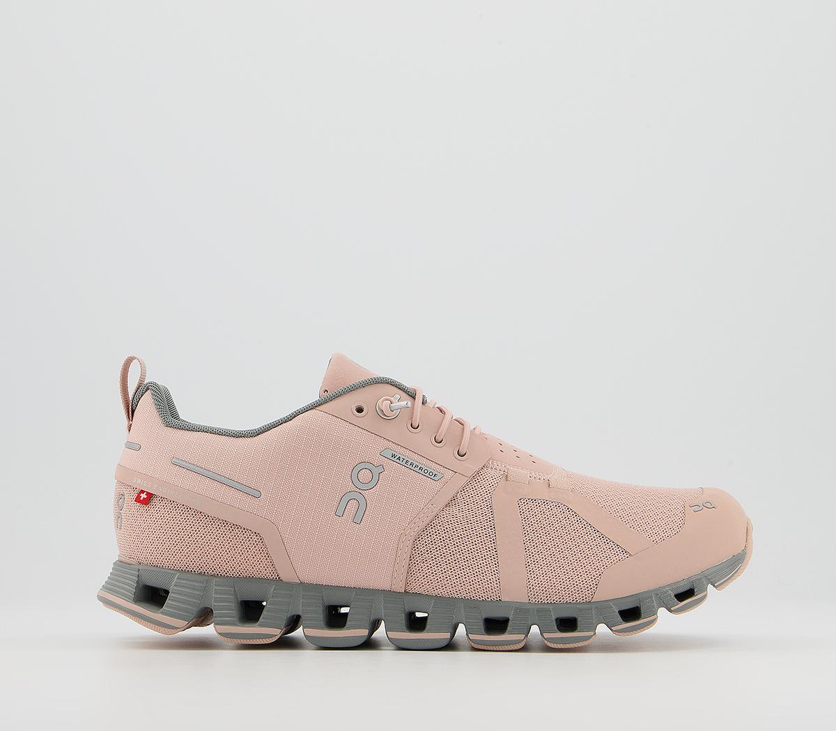 On Running Cloud Waterproof Trainers Rose Lunar F - Women's Trainers