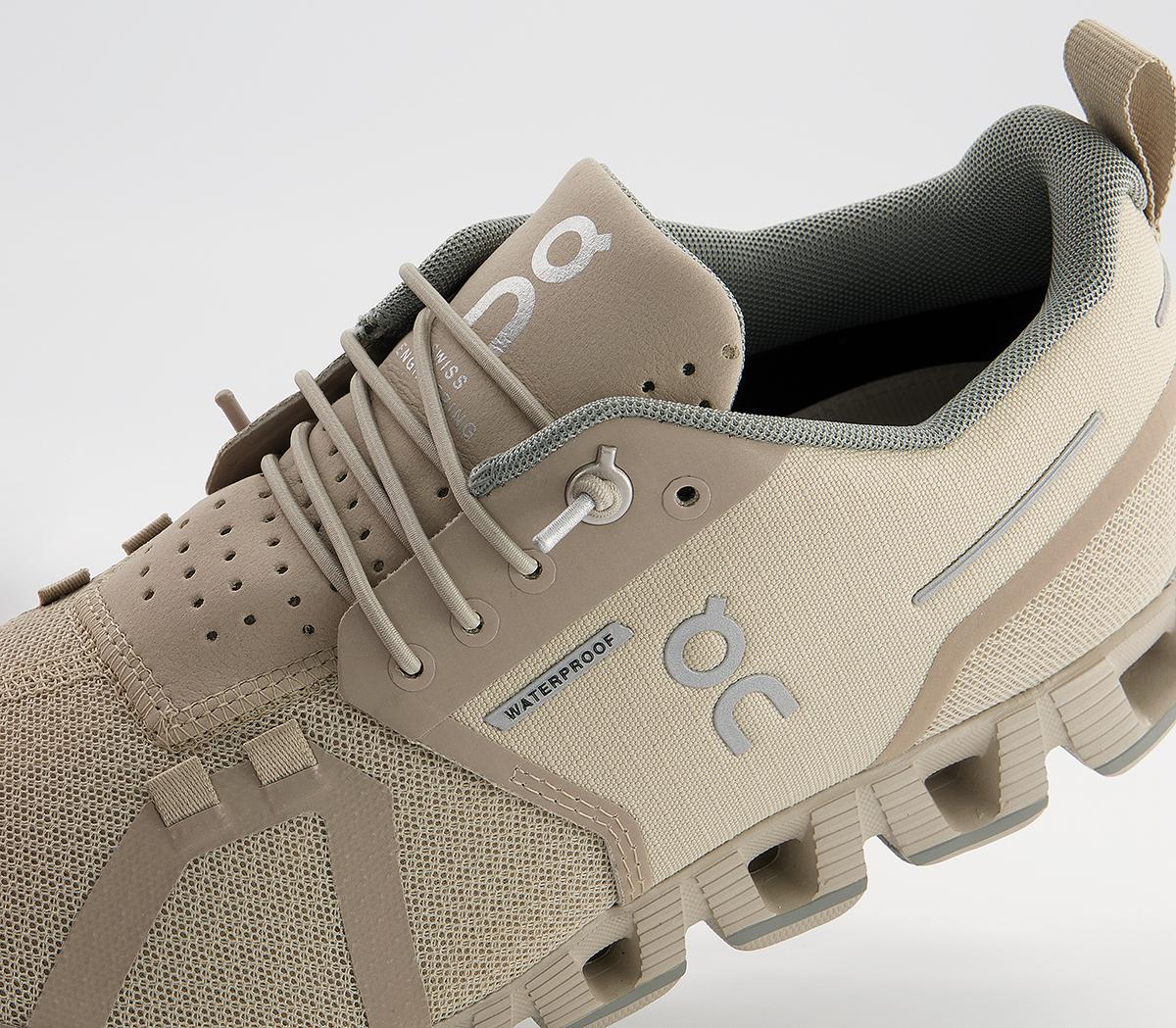 On Running Cloud Waterproof Trainers On Running Cloud Waterproof Trainers Desert Lunar F