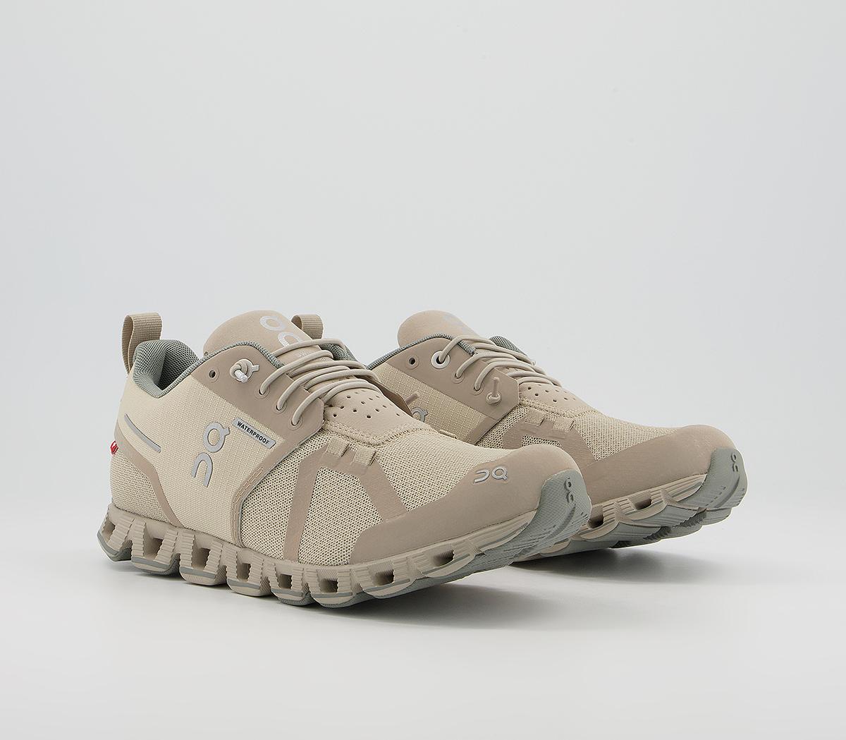 On Running Cloud Waterproof Trainers On Running Cloud Waterproof Trainers Desert Lunar F