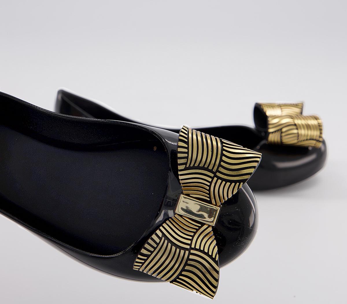 Zaxy Kids Joy Bow Flats Zaxy Kids Joy Bow Flats Black Chrome