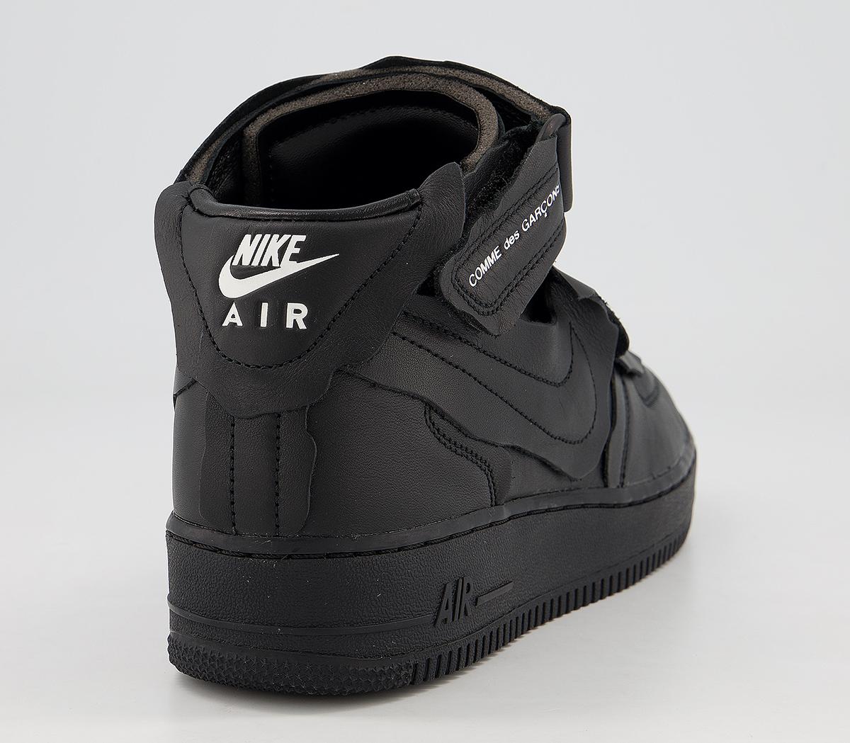 Comme Des GarconsCdg Nike Cut Off Air Force 1Black