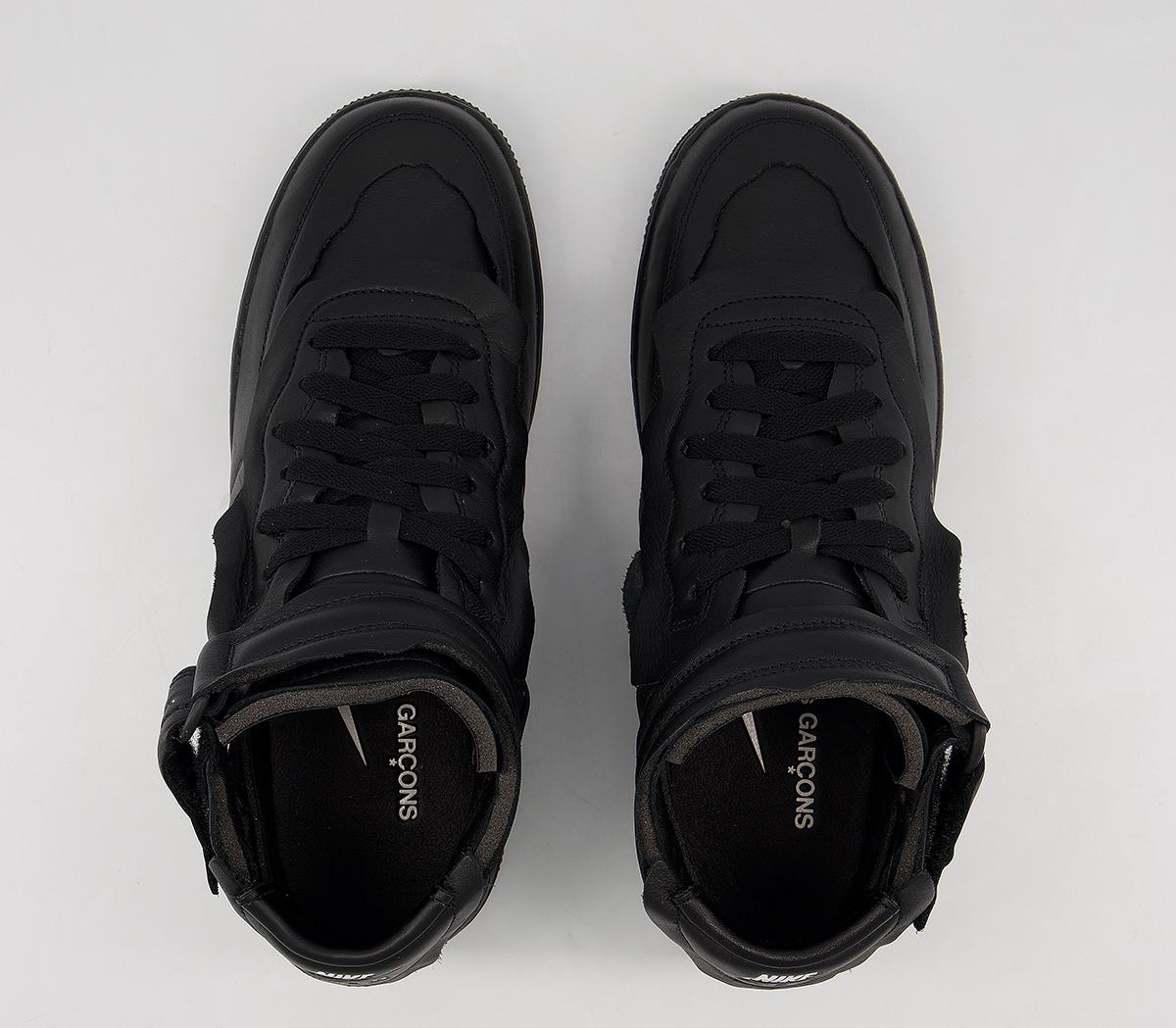 Comme Des GarconsCdg Nike Cut Off Air Force 1Black